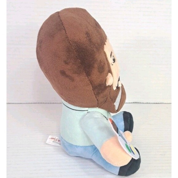 Bob Ross Phunny Kidrobot 8.5" Painting Artist Plush w/ Happy Tree Collectible - Picture 2 of 4